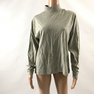 Devon & Jones Women's Sweater Cotton Mock Neck XS